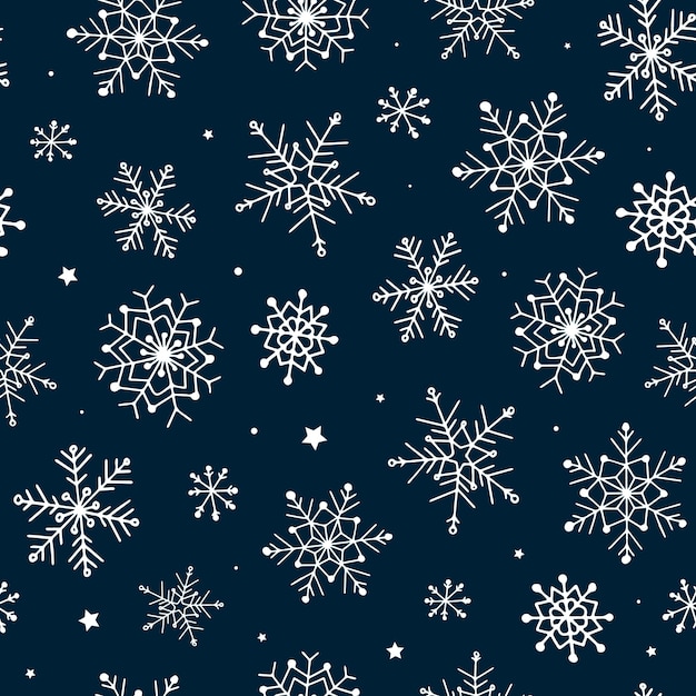 Seamless pattern for winter and Christmas decor