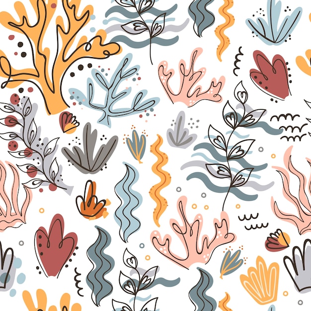 Seamless pattern with aglae.