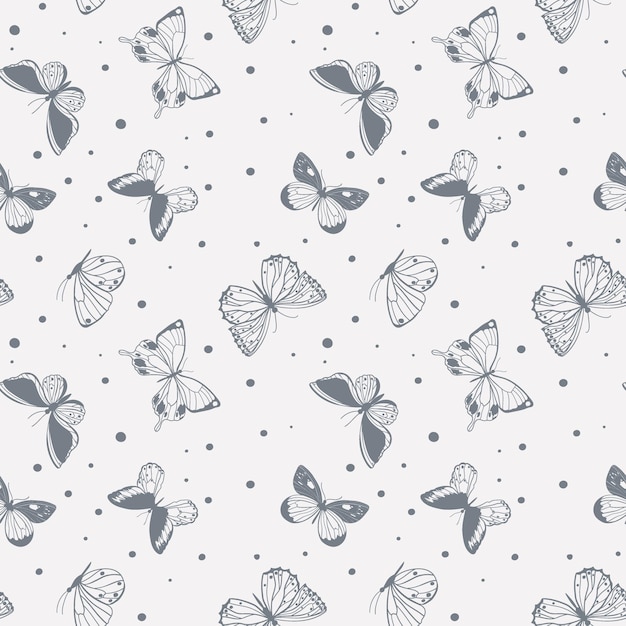 seamless pattern with Arthropod animals