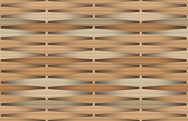 Seamless pattern with birchbark basketwork