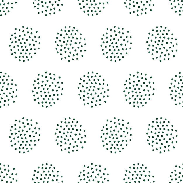 Seamless pattern with black group of dots