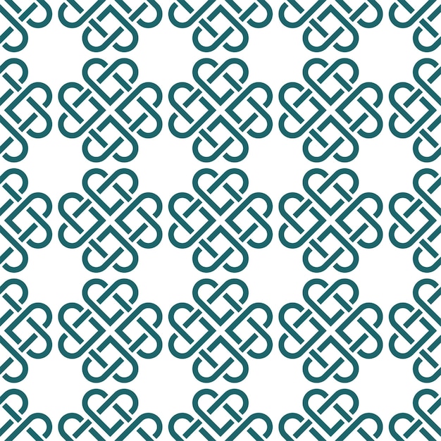 Vector a seamless pattern with a celtic style