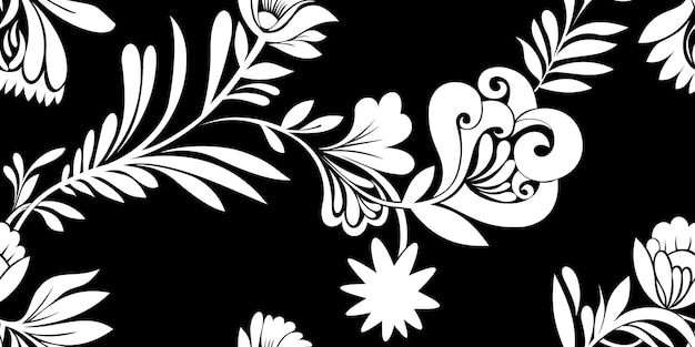 Seamless pattern with Chrysanthemums japanese floral pattern.