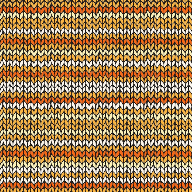 Seamless pattern with colorful knitted stripes