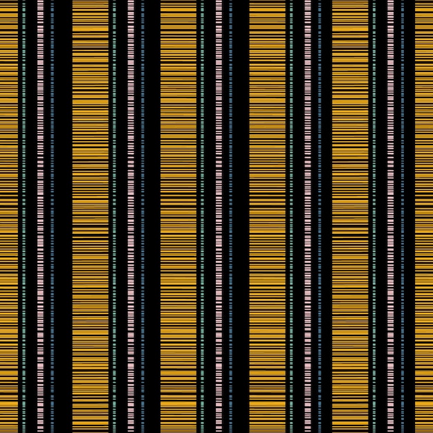 Seamless pattern with colorful soft vertical lines and black background