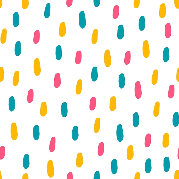 Seamless pattern with colorful spots