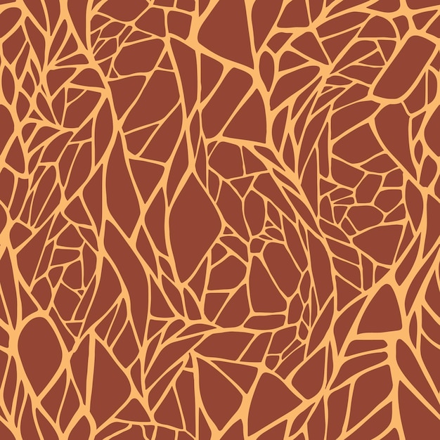 Seamless pattern with doodle ornament