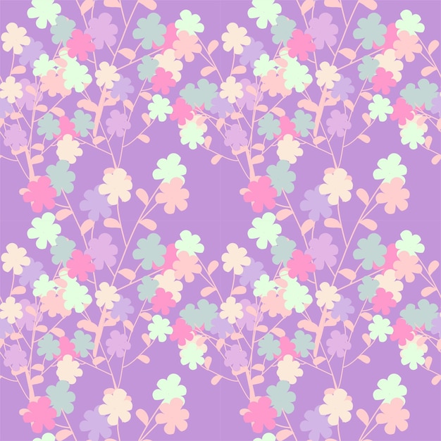 Seamless Pattern With Floral Motifs able to print for cloths tablecloths blanket shirts dresses