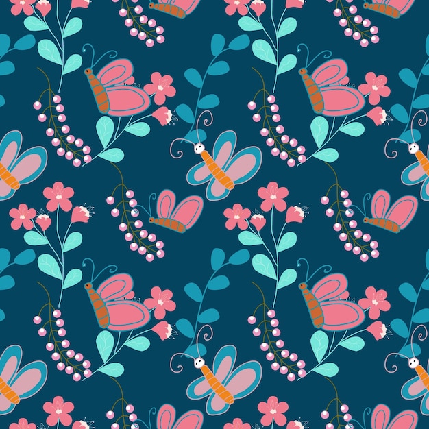 Seamless Pattern With Floral Motifs able to print for cloths tablecloths blanket shirts dresses