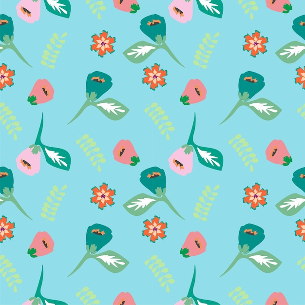 Seamless Pattern With Floral Motifs able to print for cloths tablecloths blanket shirts dresses