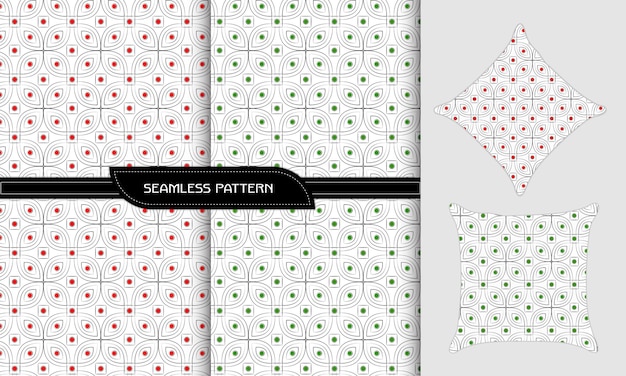 Seamless pattern with flower print. trendy hand-drawn textures