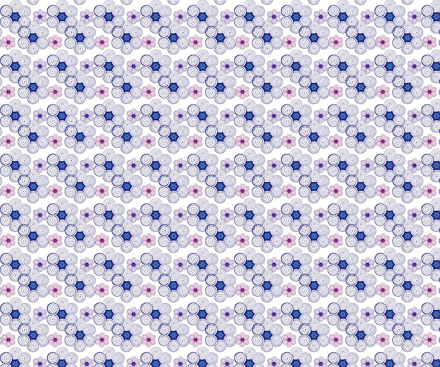 seamless pattern with flowers