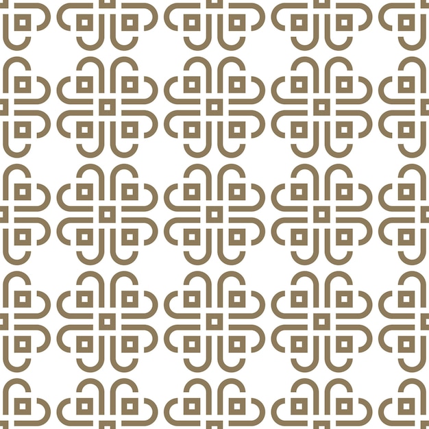 Seamless pattern with geometric Arabic styles