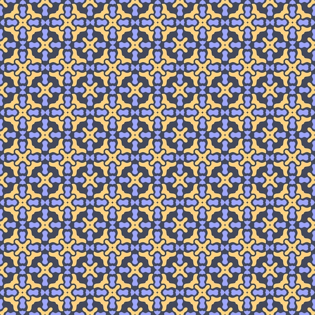 Seamless pattern with geometric elements