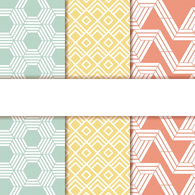 seamless pattern with geometric minimal design