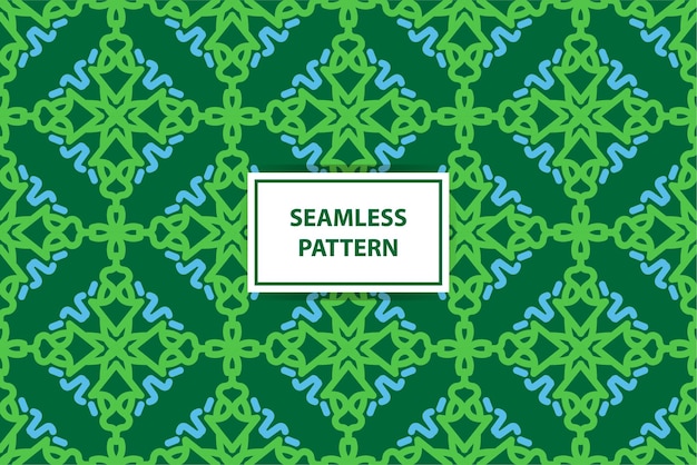 A seamless pattern with a green background.