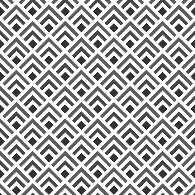 Seamless pattern with grey geometric shapes