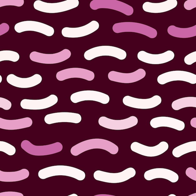 Seamless pattern with hand drawn brush strokes