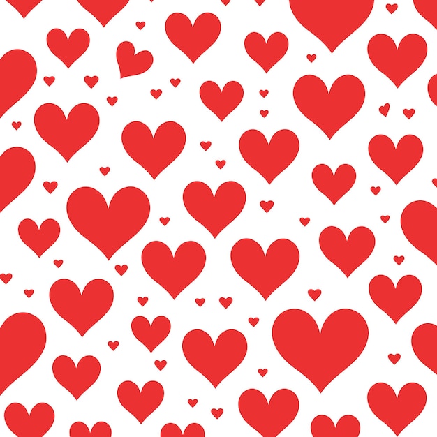 seamless pattern with hearts