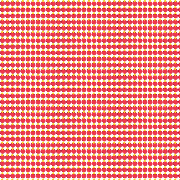 Seamless pattern with the image of hearts on a white background