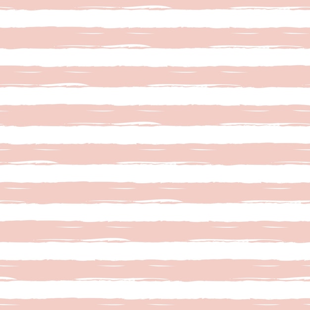 Seamless pattern with light pink summer hand drawn stripes abstract background in the vintage nature