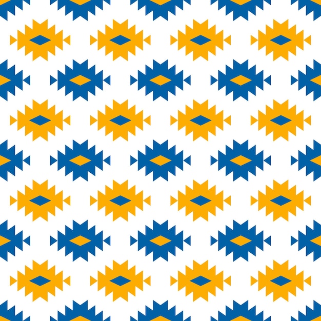 Seamless pattern with modern kilim. Cute and childish design for fabric, textile, wallpaper, bedding