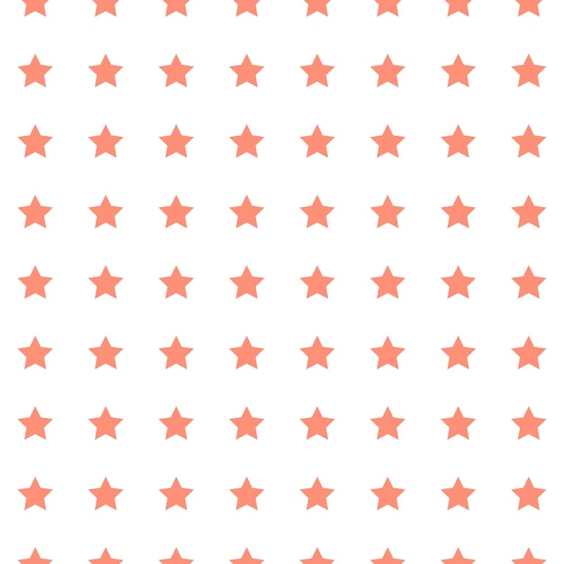 Seamless pattern with pink stars