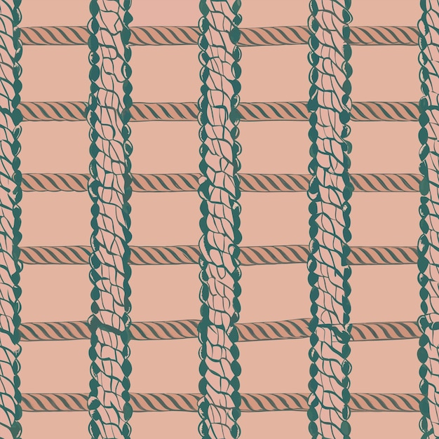 a seamless pattern with ropes and a rope