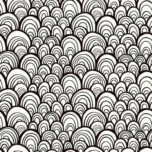 Seamless pattern with scale texture