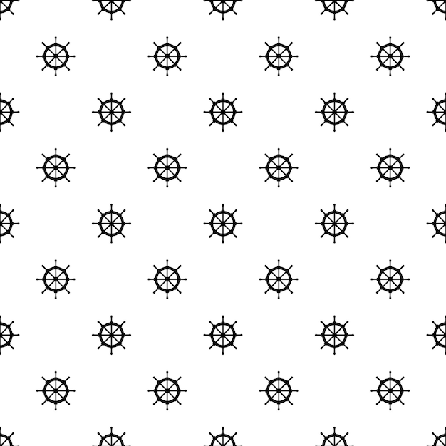 Seamless pattern with ship wheels Cute and childish design for fabric textile wallpaper bedding