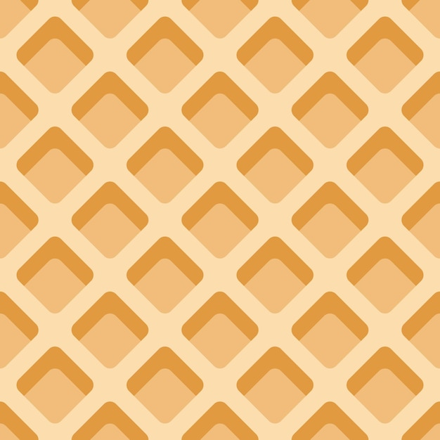 Seamless Pattern with Simple Waffle 3D