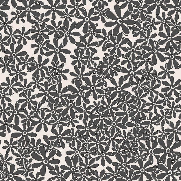 Seamless pattern with small flowers