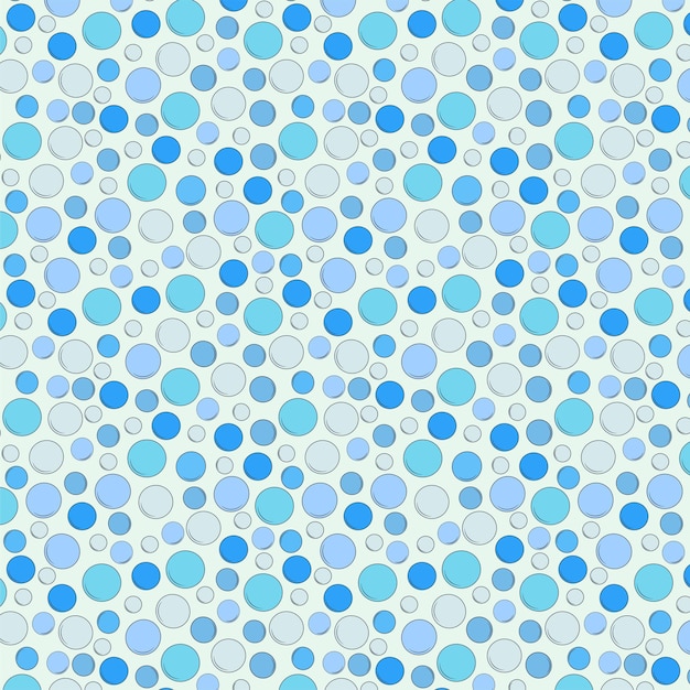 Seamless pattern with soap bubbles on a white background