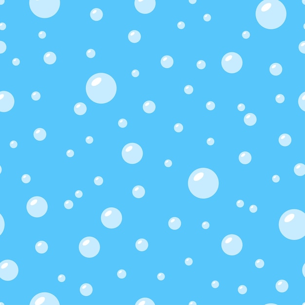 Seamless pattern with soapy bubbles for textile paper fabric and other designs