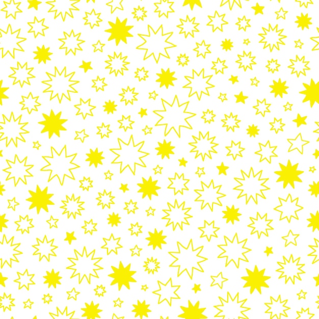 Seamless pattern with stars