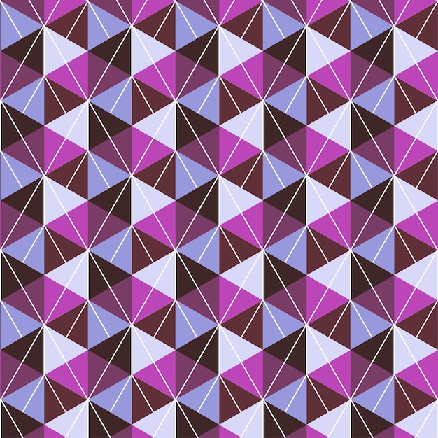 Seamless pattern with triangles Vector illustration