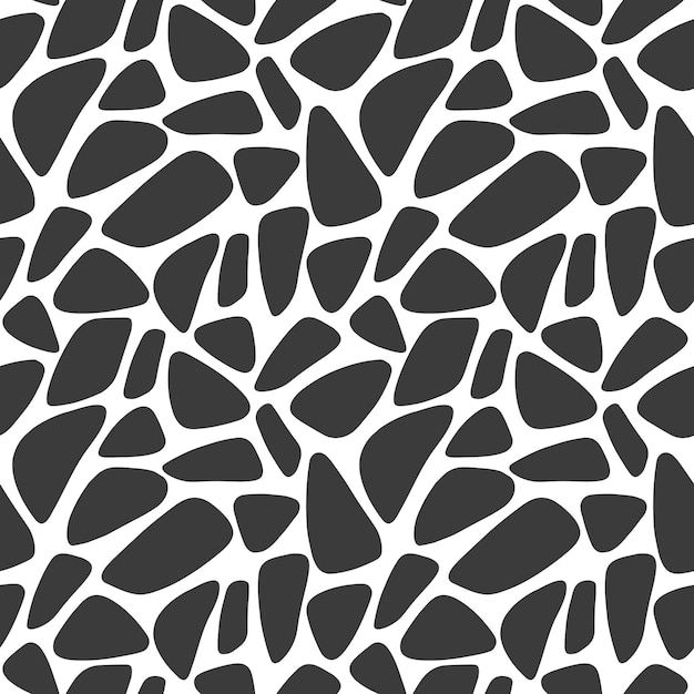 Seamless patterns. Abstract shapes randomly spaced .Vector illustration