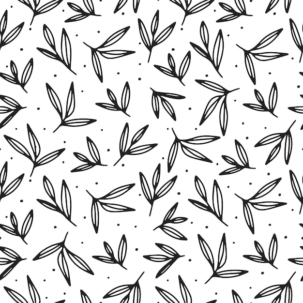 Seamless patterns in floral style.Vector illustration