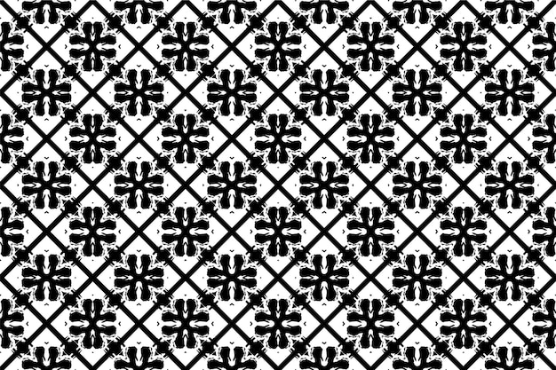 Seamless patternsand batik patterns are designed for use in interiorcarpetBatikEmbroidery style