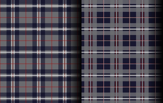 Seamless plaid print