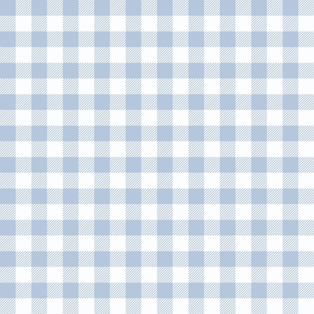 Seamless Repeating Blue And White Buffalo Plaid Pattern