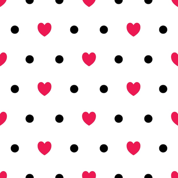 Seamless romantic hearts pattern. Design element for wedding invitation, Valentines Day cards, wallpapers, web site background, baby shower invitation, birthday card, scrapbooking, fabric print etc.