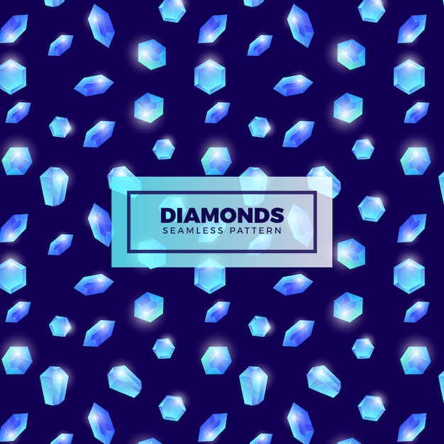 Seamless Shiny Diamonds 