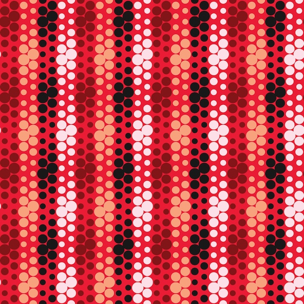 Seamless strips of dots pattern