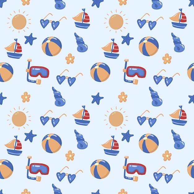 Seamless Summer Pattern 