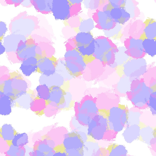 Seamless sweet watercolour flowers pattern background greeting card or fabric