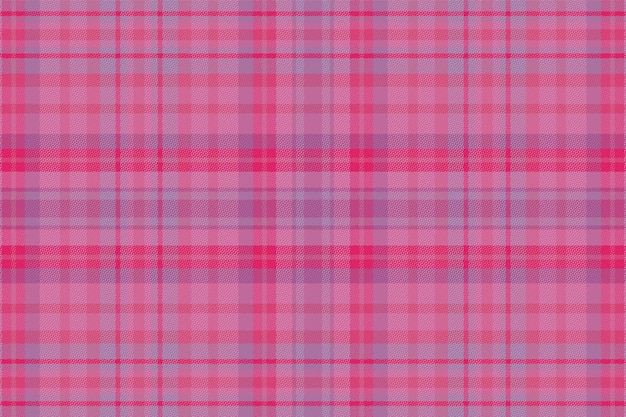 Seamless tartan plaid pattern background with valentine s color. Vector illustration.