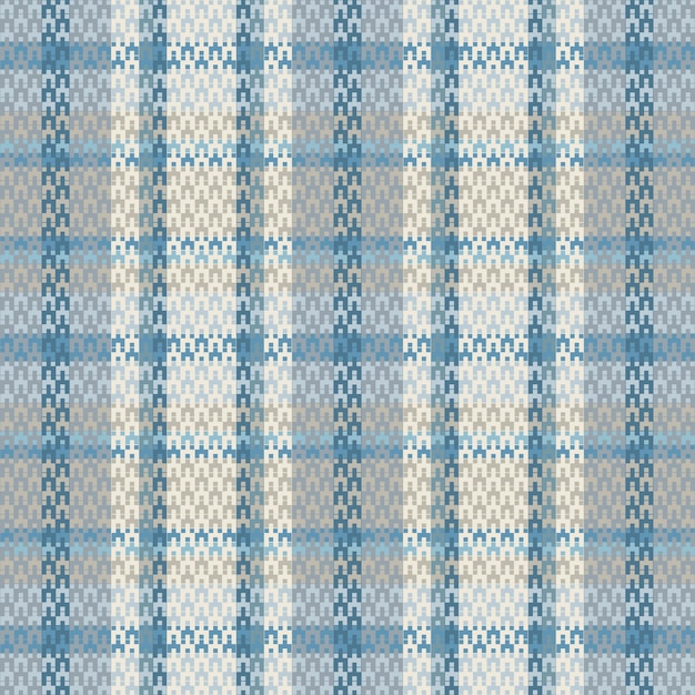 Seamless tartan plaid pattern with texture and pastel color