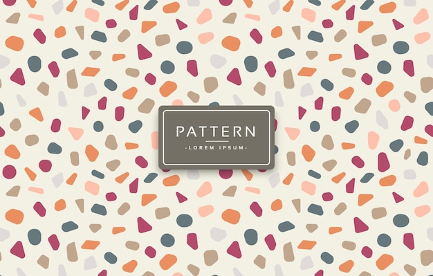 Seamless terrazzo pattern background