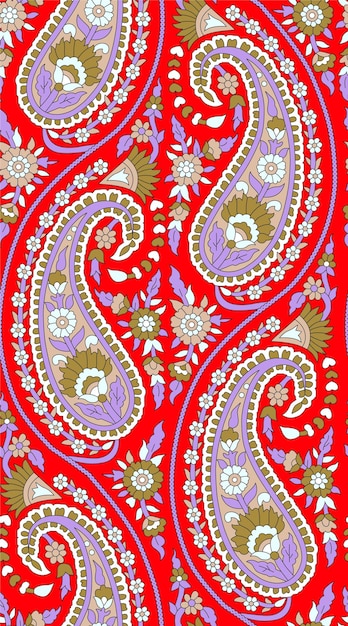 Seamless textile pattern design fabric print wallpaper